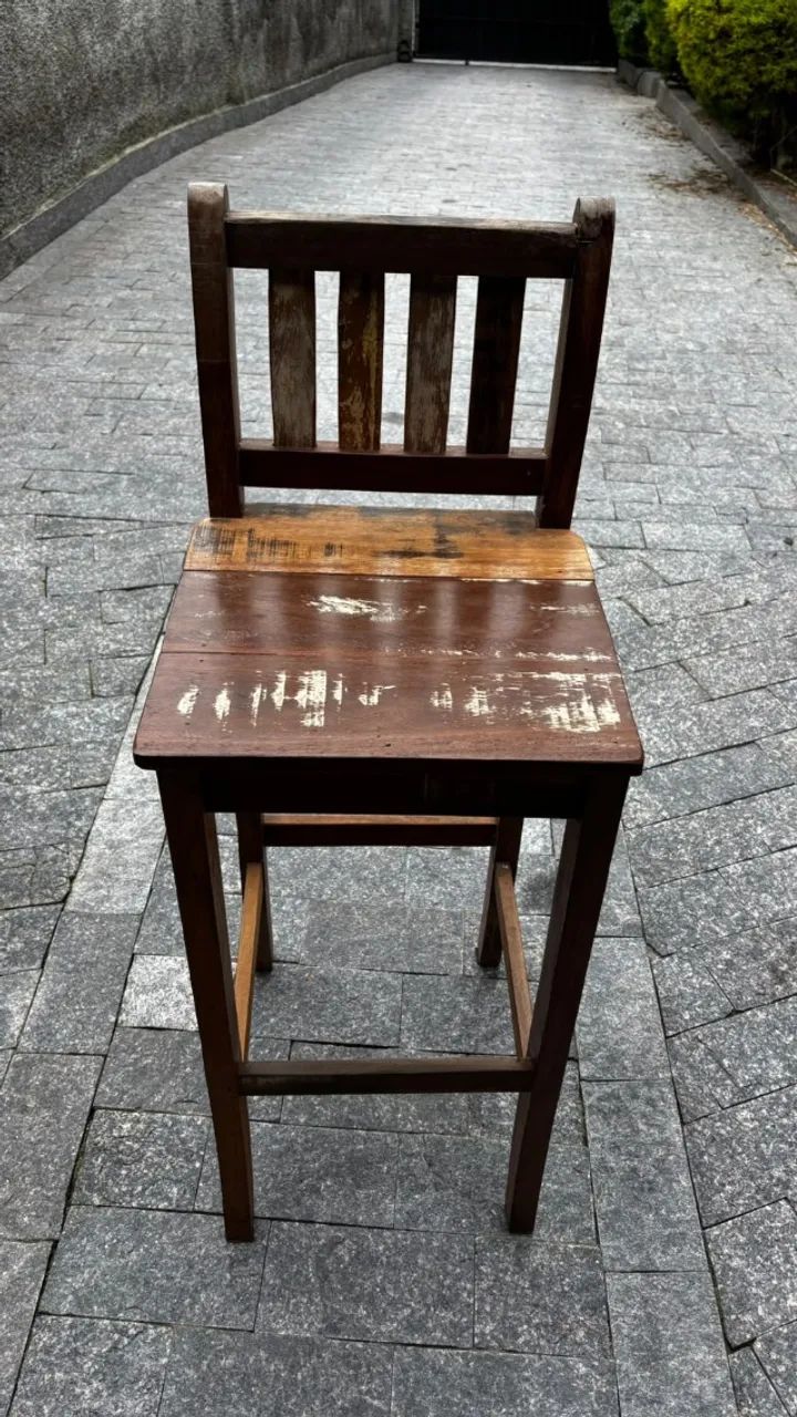 Banquetas de Madeira de Demolição - Foto 4