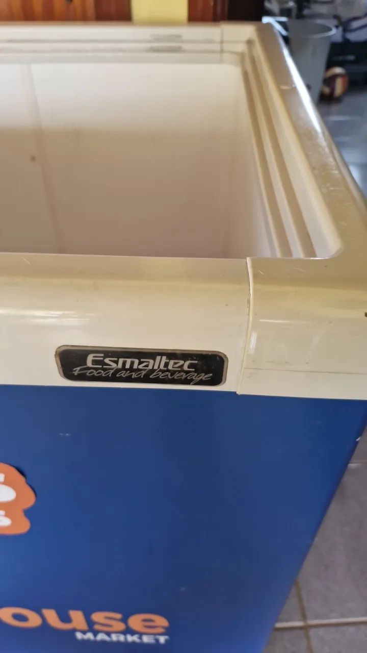 Freezer Esmaltec 157 litros expositor 220V - USADO - Foto 2