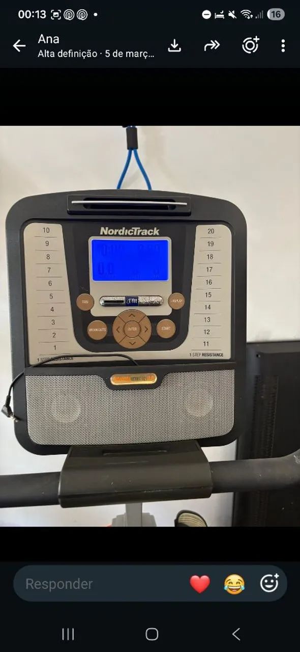 Bicleta ergométrica com encosto nordic track - Foto 2