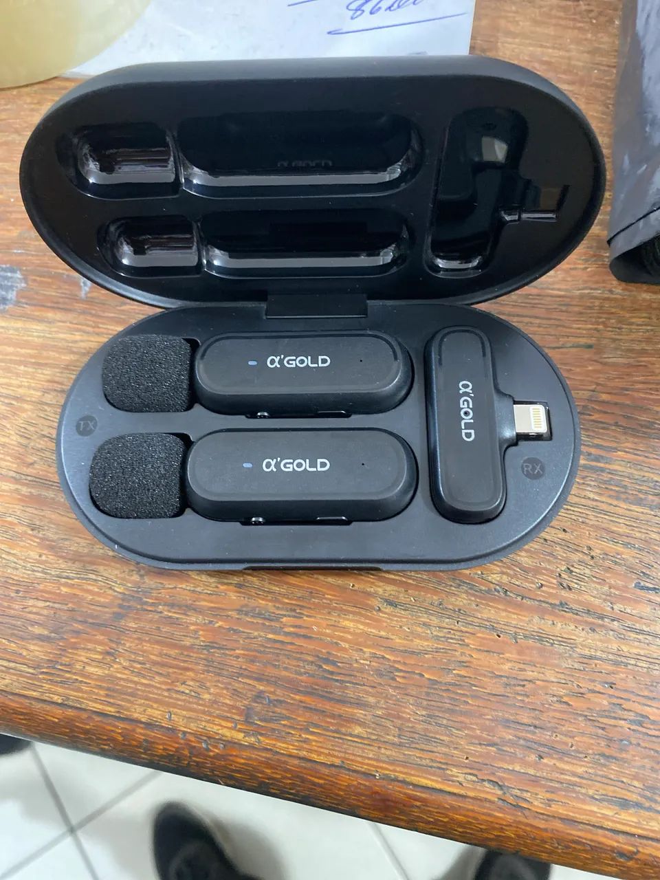 Microfone de lapela 