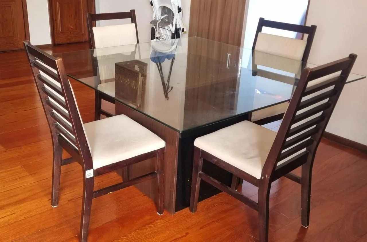 MESA DE JANTAR QUADRADA 1.40M² - SÓ MESA - 65570167837697120