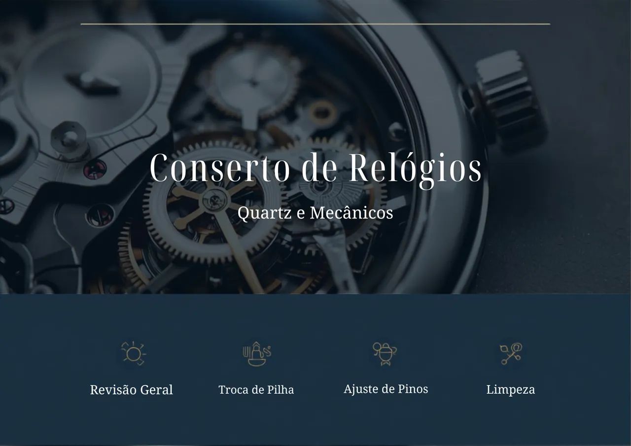 Consertos em geral automático e quartz