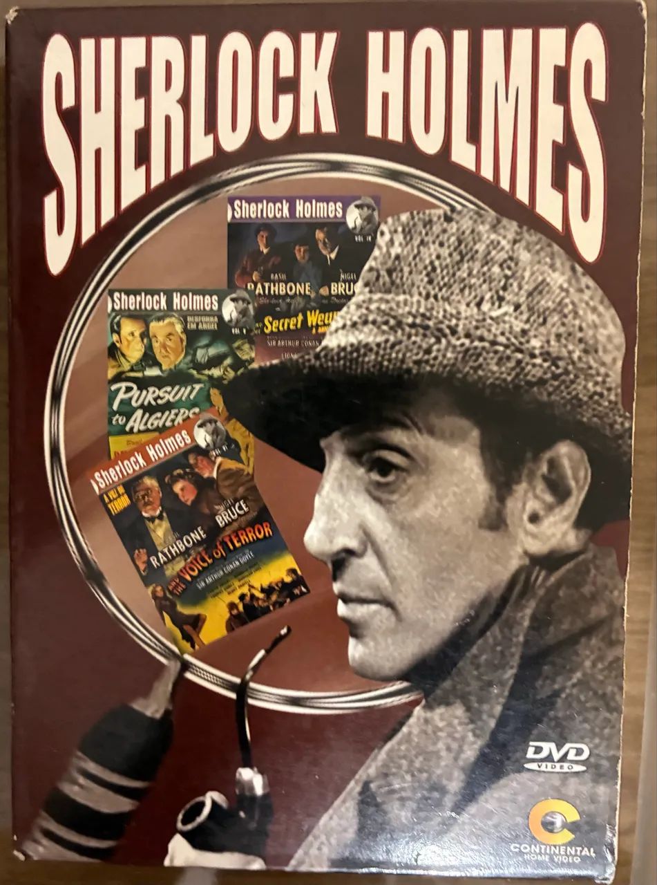 DVDs SHERLOCK HOLMES VOL. 4, 5 e 6