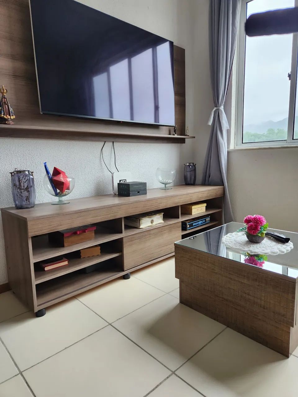 Kit: Painel + Rack + Mesa de centro 64985891239171120