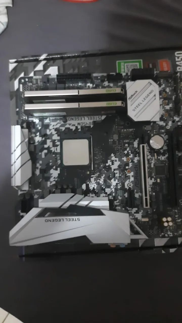 Kit placa mãe e Ryzen 5 5600 