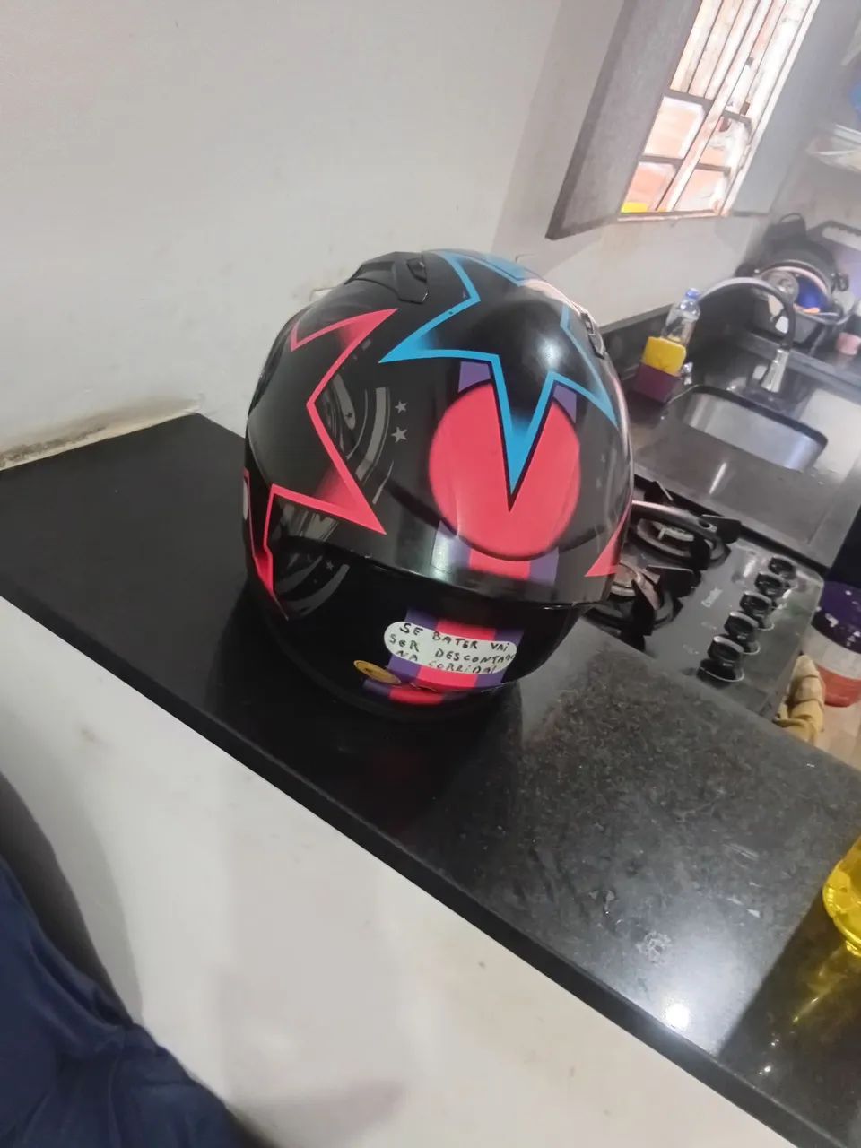 Capacete vendo ou troco 400 - Foto 4