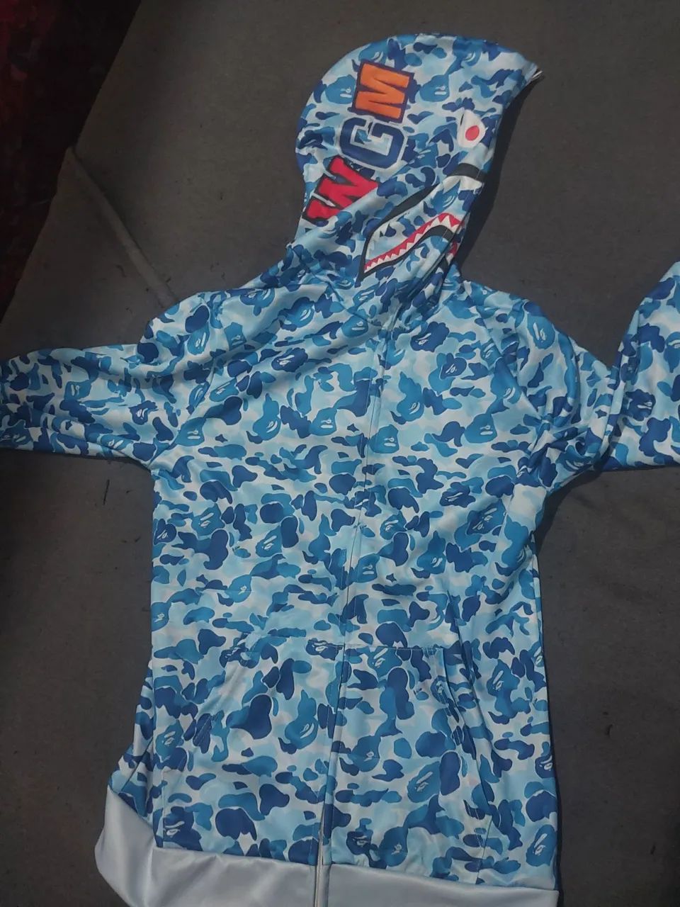 Casaco bape shark blue - Foto 2