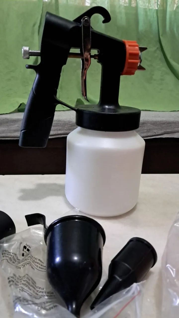 Pistola de pintura pulverizadora elétrica 450 watts - HV500 (127V) - Foto 4