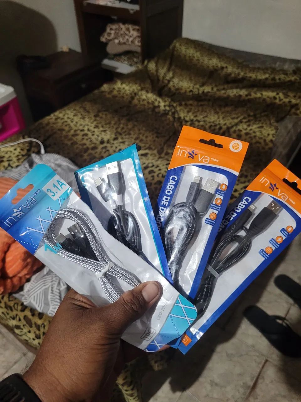 Cabo Tipo C e lightning para Celulares 