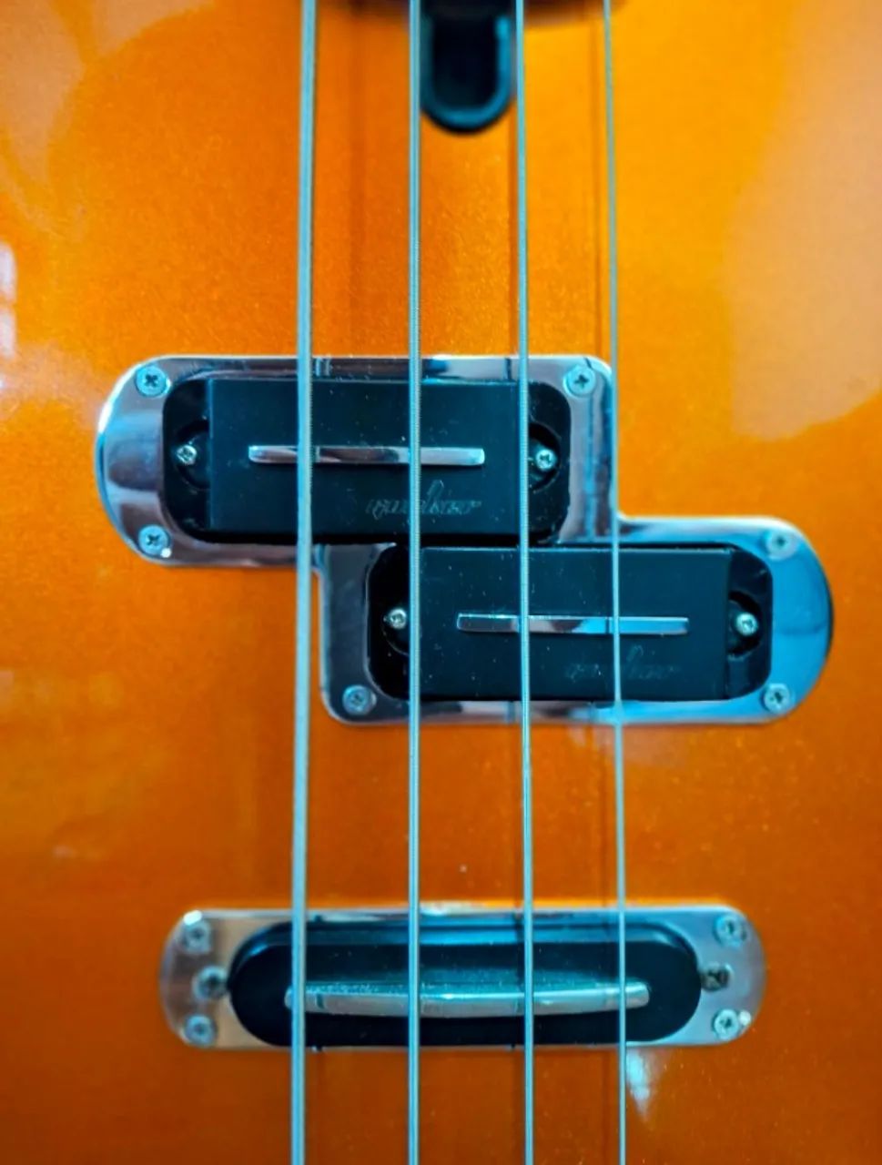 Contra-Baixo Yamaha BB414 Tangerine - Raridade - Instrumentos