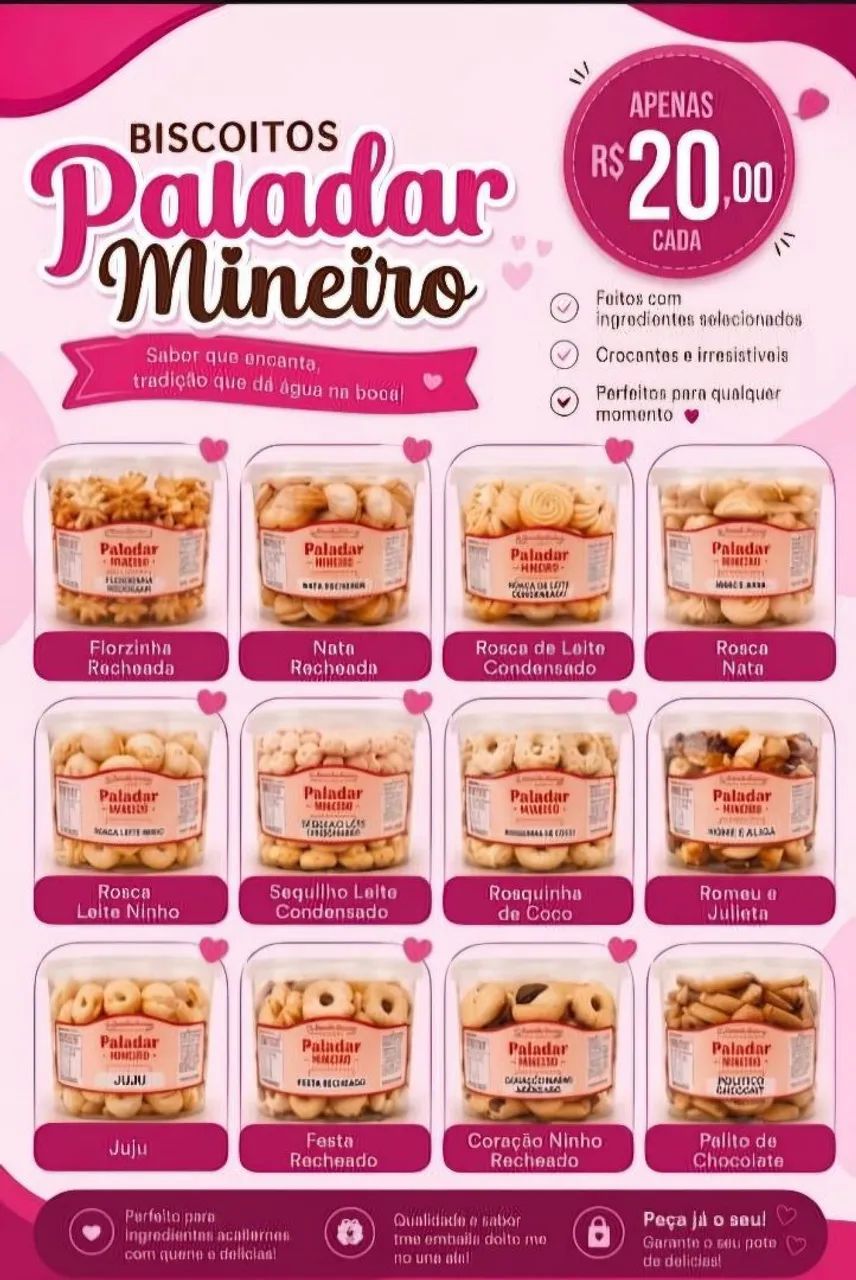 Biscoitos amanteigados 