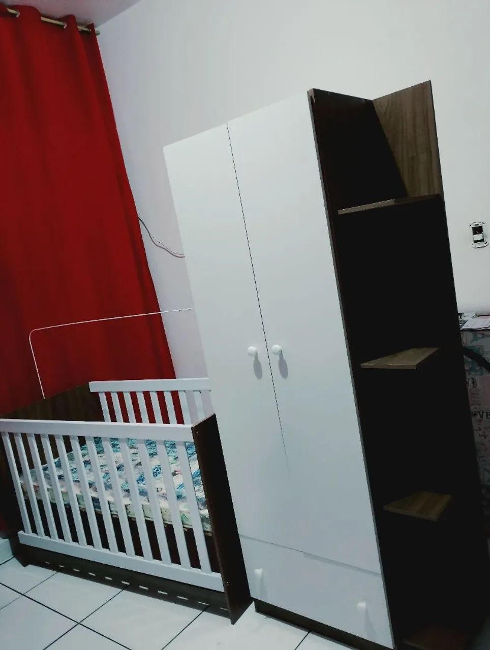 Berço e guarda-roupa infantil kit - Foto 5