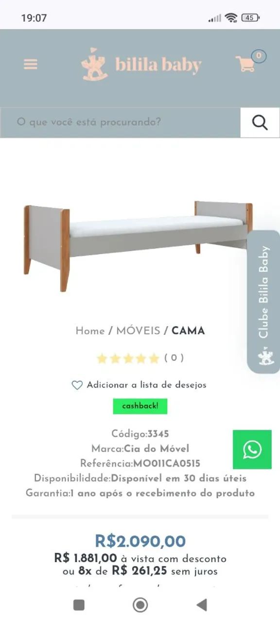 Ber ço + cama babá modelo retro - Foto 2