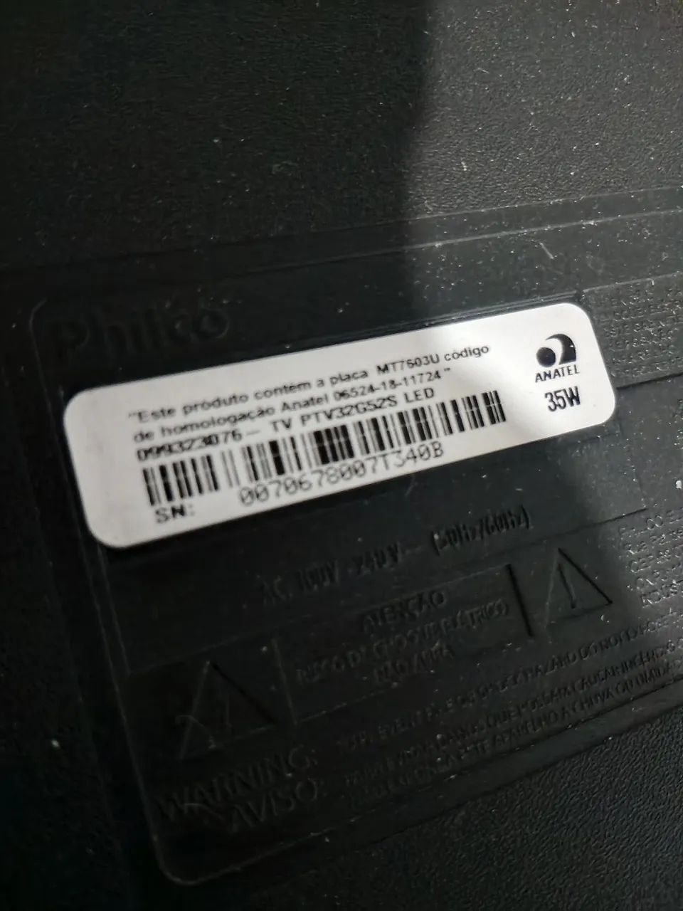 Smart TV phico tela quebrada  - Foto 3