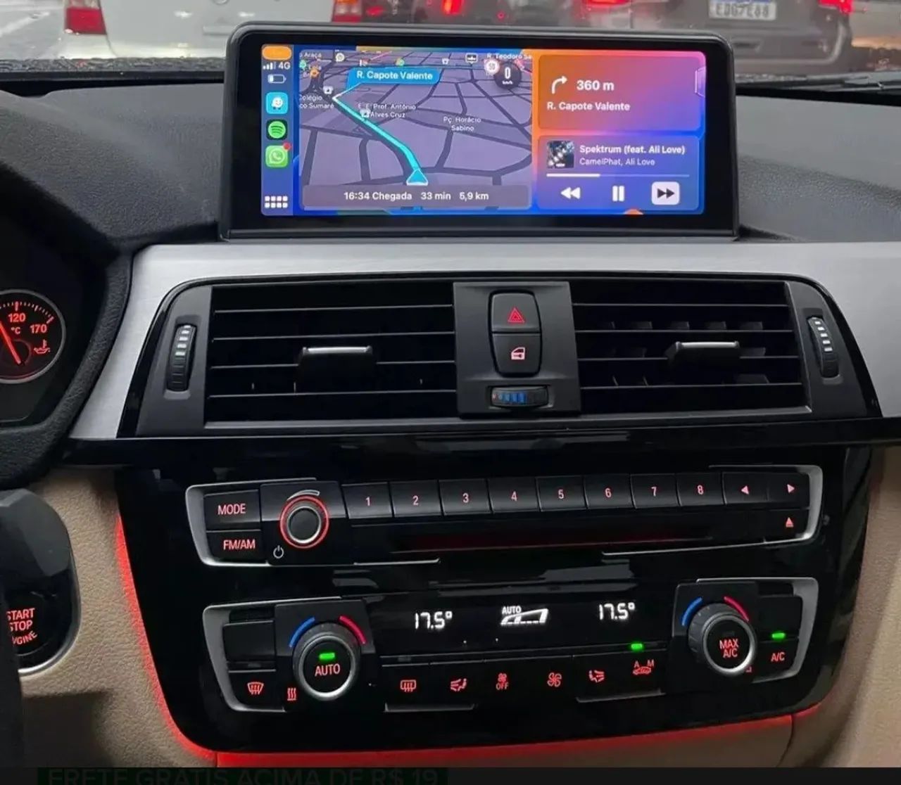 Central Multimídia bmw 10.25 Android e carplay  - Foto 3