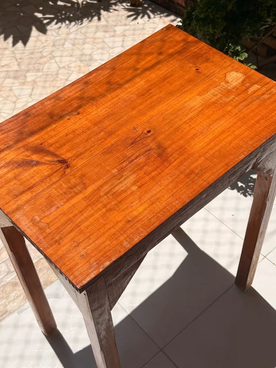 Mesa de apoio de madeira  - Foto 2
