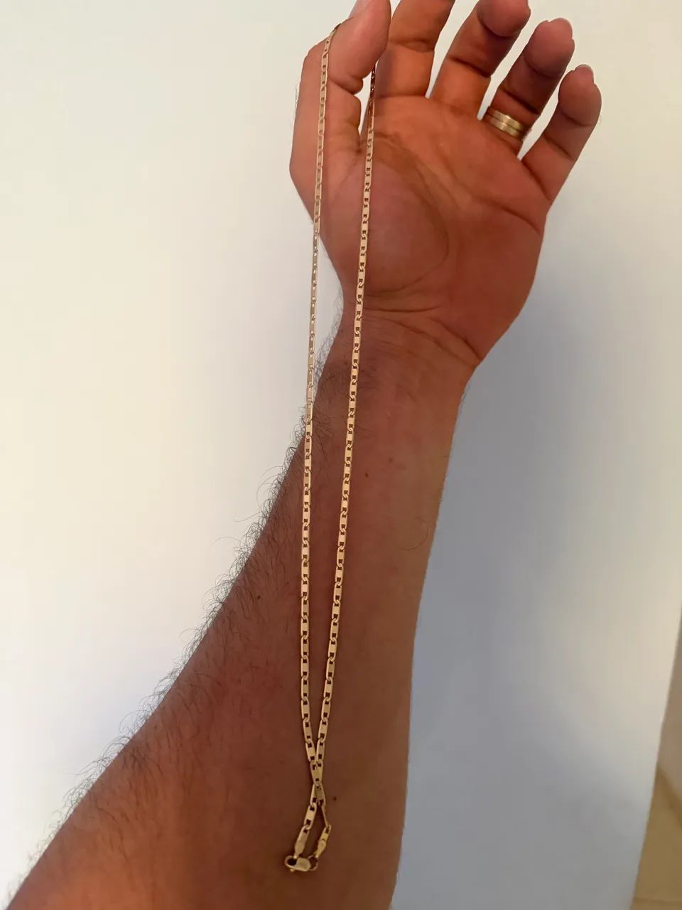 Cordão de ouro 18 k italiano PIASTRINE  - Foto 2