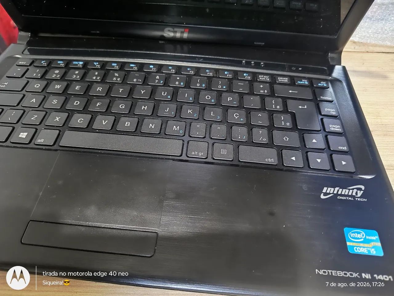 Carcaça de notebook 