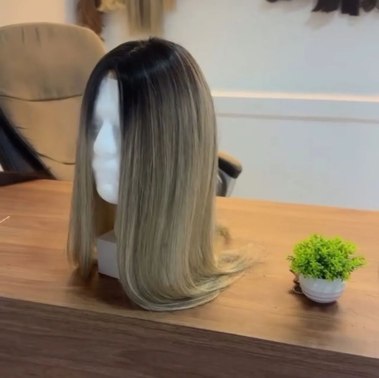 Topo de Cabelo Humano Raiz Esfumada  - Foto 4