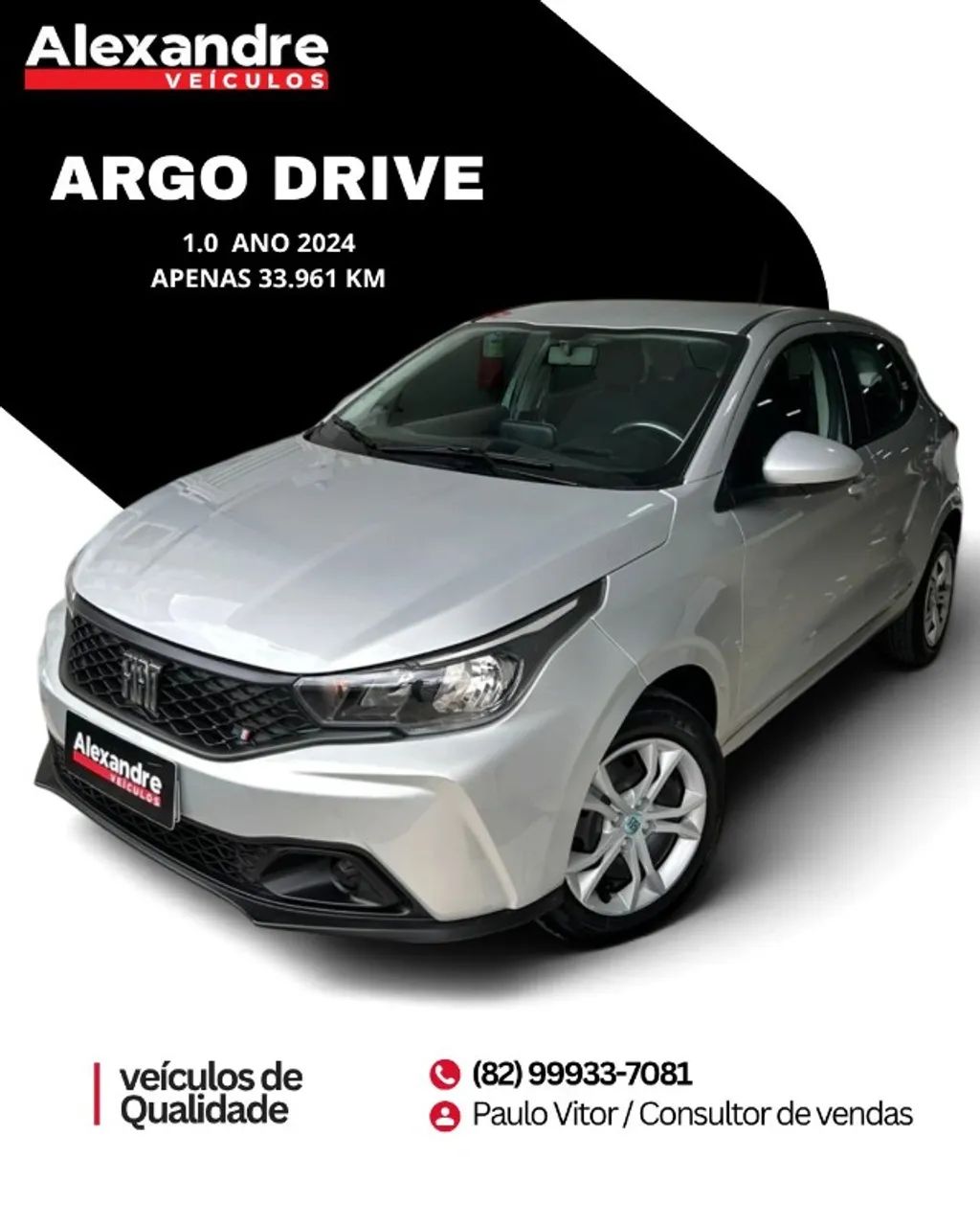 Fiat Argo Drive 1.0 6V Flex 2024