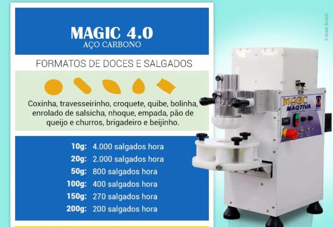Vende - Se Modeladora De Salgados Magic 4.0 ! - Foto 4