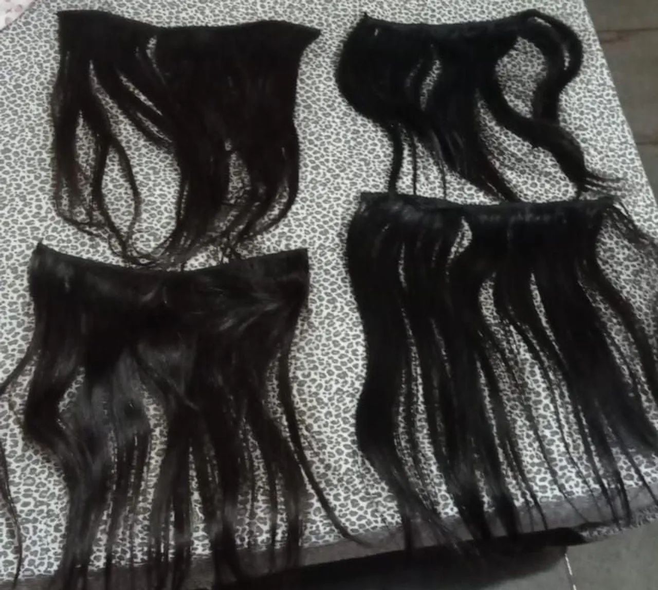 4 faixas de cabelo humano 