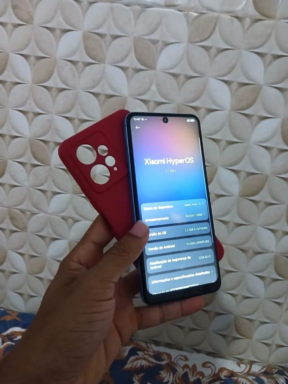 Redmi Note 12 128GB <br>Sem defeito <br>Aconpanha capa e cabo USB - Foto 2