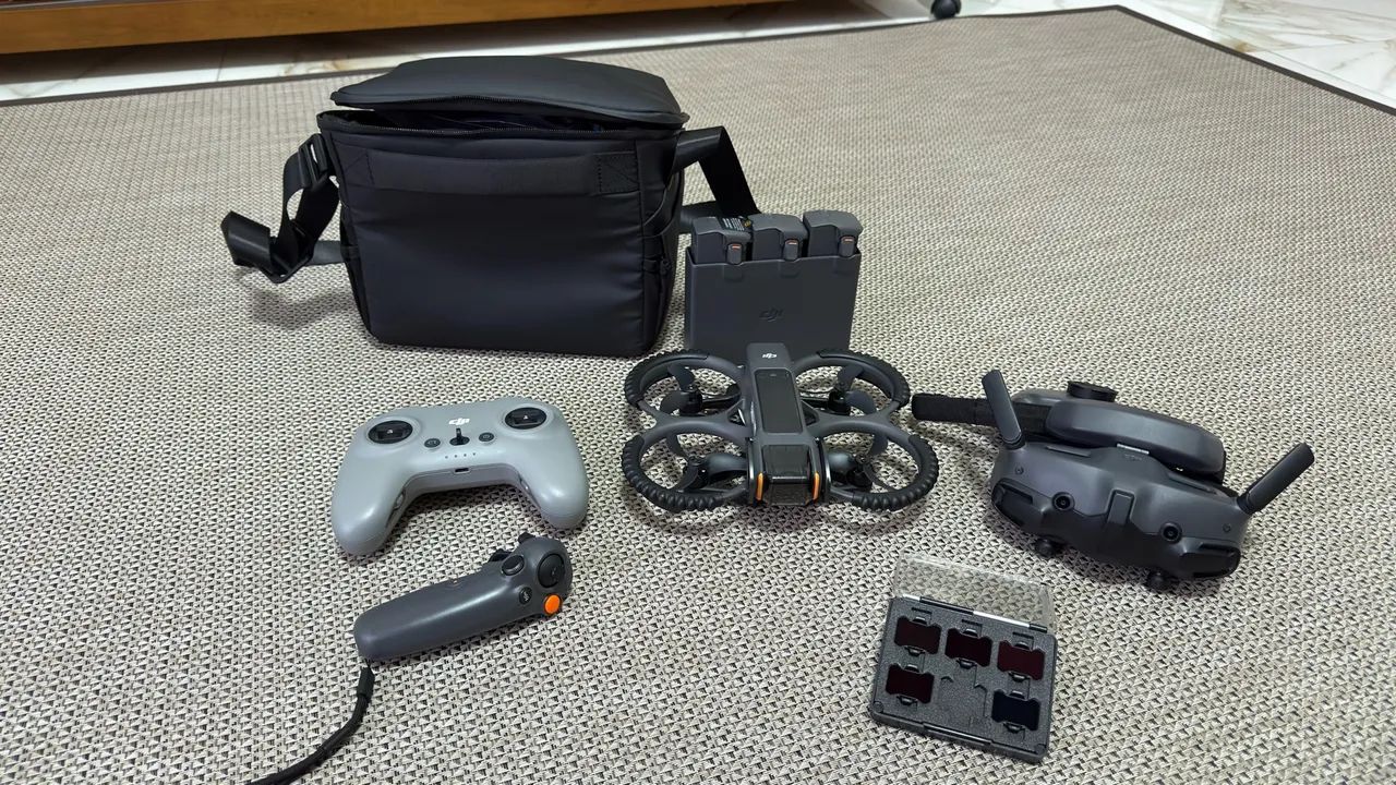Drone dji avata 2 combo 3 baterias controle fpv