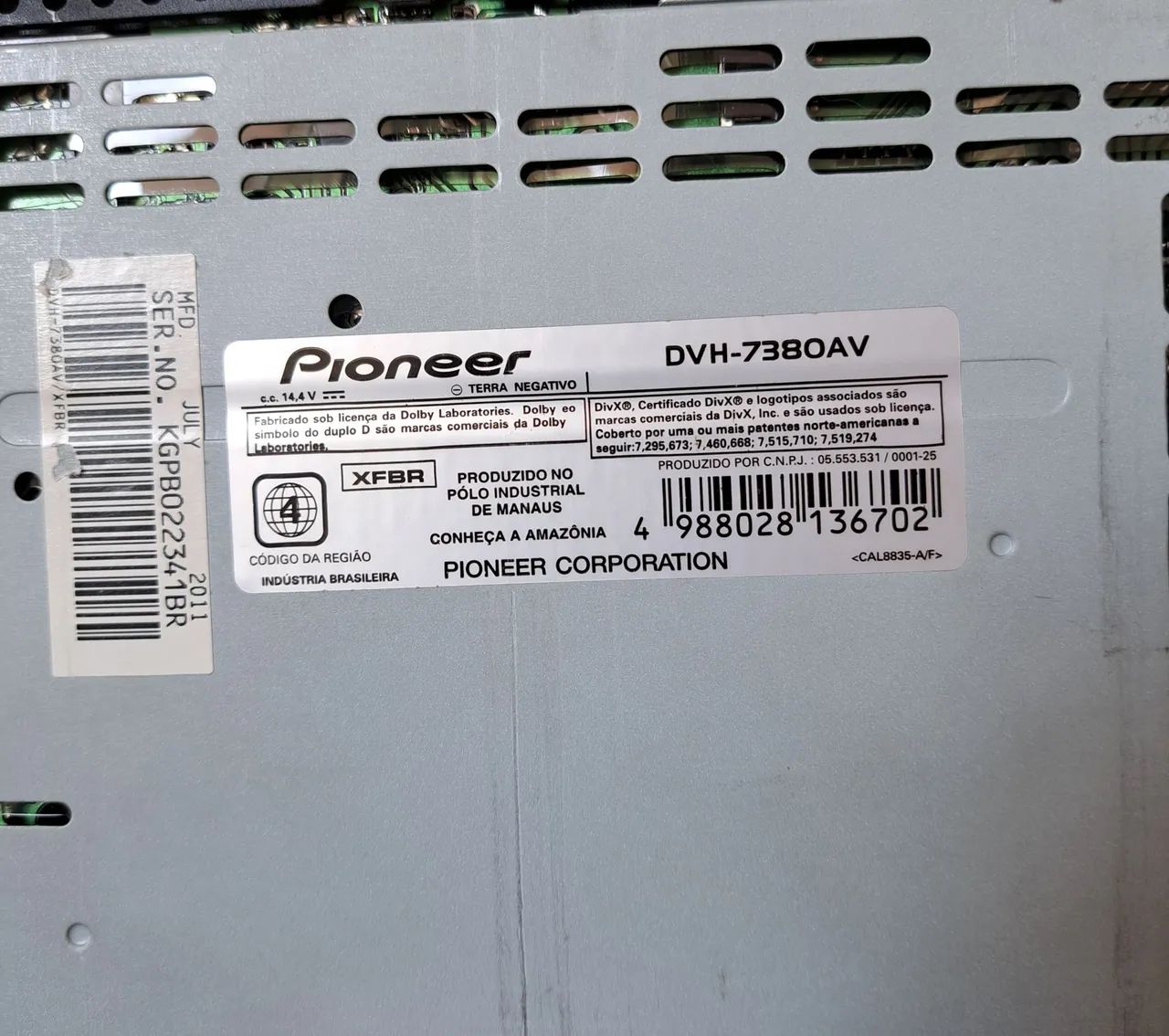 Dvd Pioneer 7380 AV - Foto 5