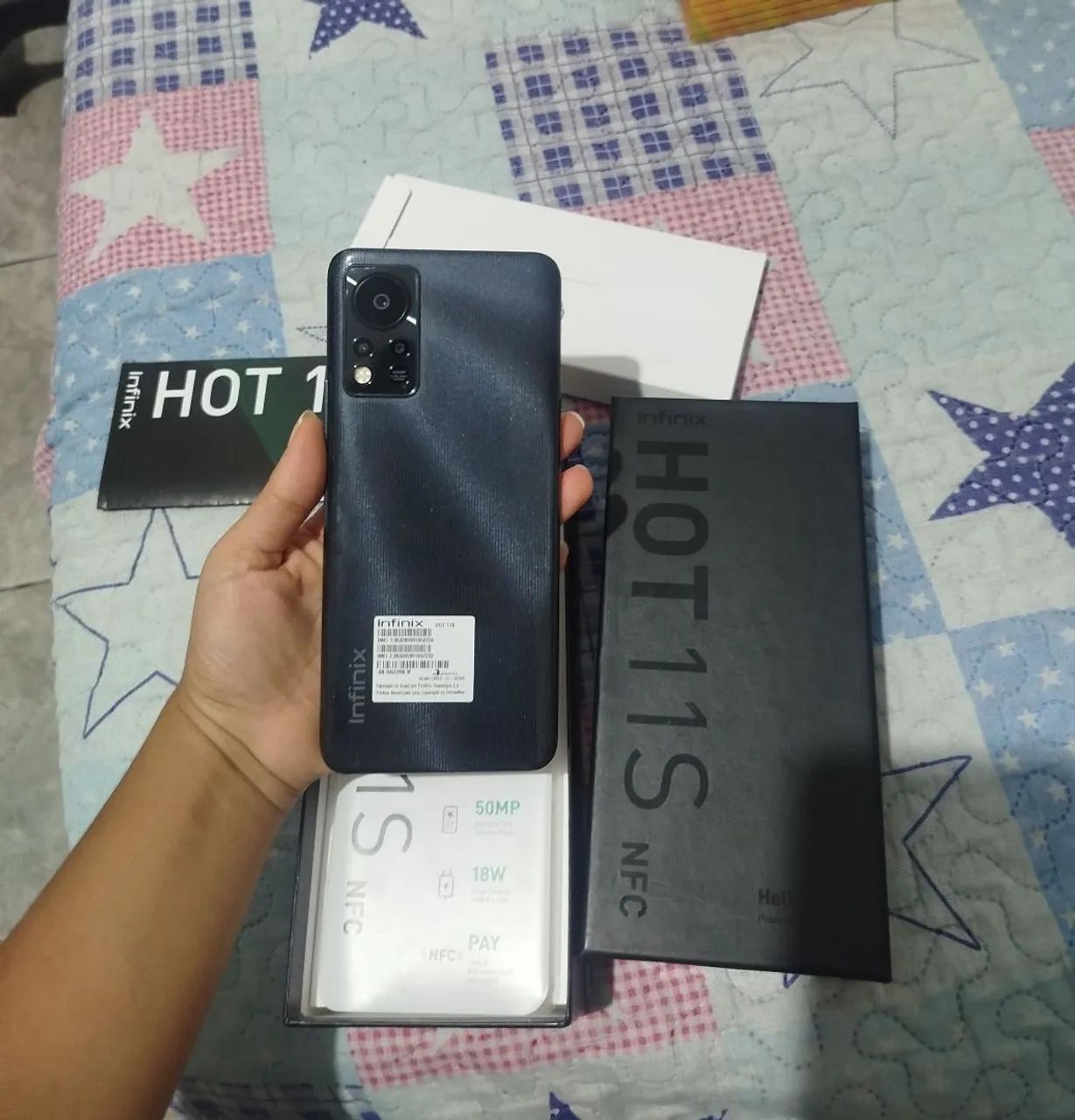 Celular Infinix Hot 11S Preto - Foto 2