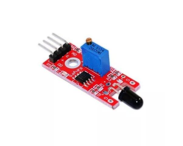 COD-AM95 Sensor Módulo Detector Fogo Flame Chama Arduino Robotica - Foto 2