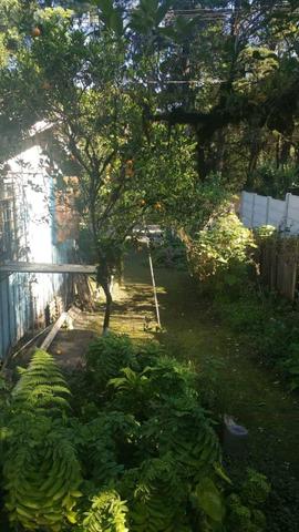 Terreno de esquina com casa de madeira - Foto 2