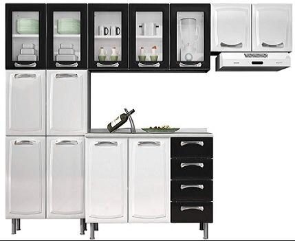 Belissima Cozinha De Aço Itaiaita 11 Portas+Balcão 2Portas e 4Gavetas Nova Na Caixa