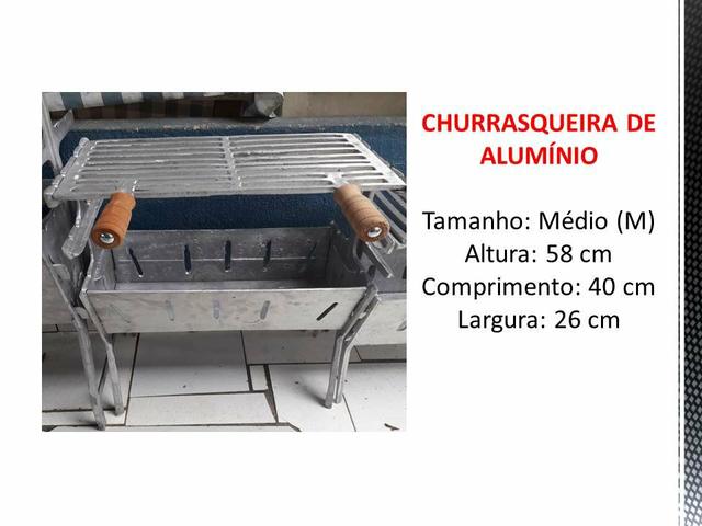 CHURRASQUEIRA MÉDIA alumínio