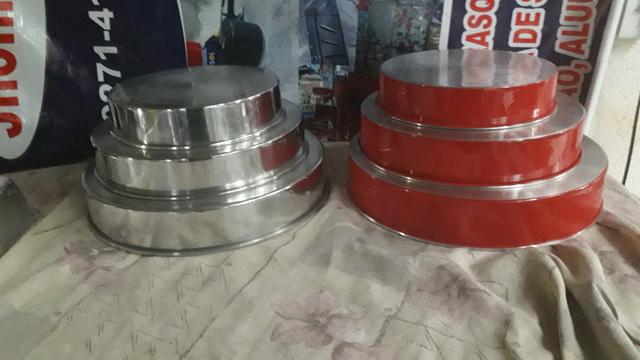 Kit de forma redonda 3 peças - Foto 4