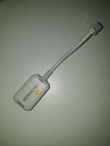 Filtro de Linha Simples para Telefone e Internet