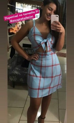 vestido onça preta