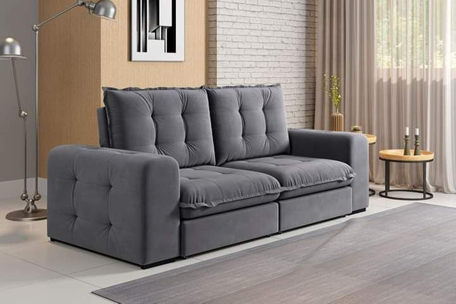 Sofa retratil e reclinavel fofissimo KAL717 - Foto 2