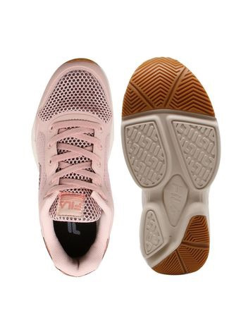 tênis fila extra jog rosa