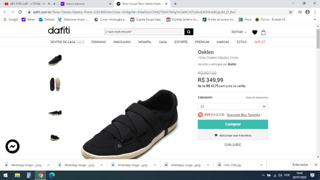 tenis osklen dafiti é original