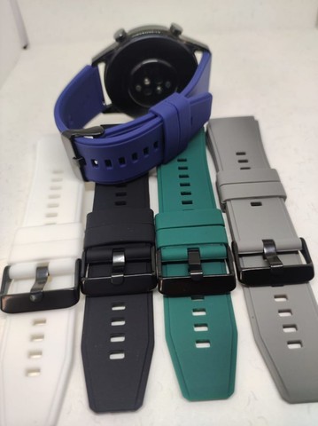 Pulseira Silicone Fecho Fivela Amazfit Pace  - Foto 5