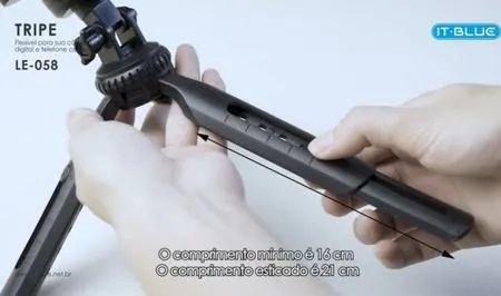 Tripé suporte para celular e tablet rotação 360° - Foto 2