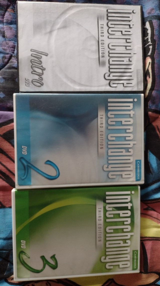 Dvd e CD Interchange inglês coleção completa