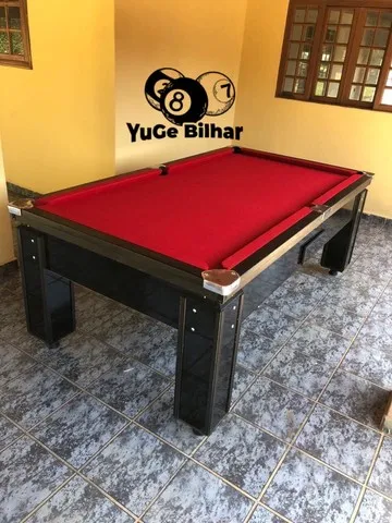 Mesa de sinuca com pedra ardósia mesa de sinuca .