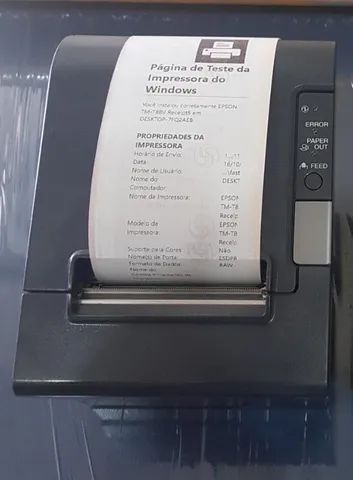 Impressora de cupom não fiscal