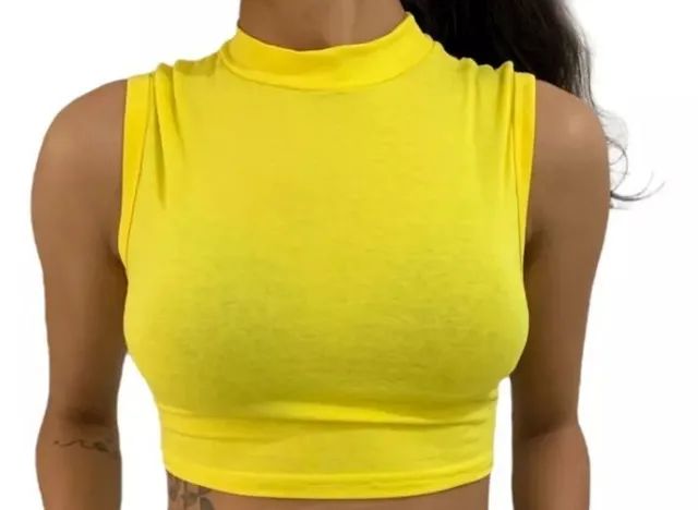 Top cropped feminina  - Foto 4