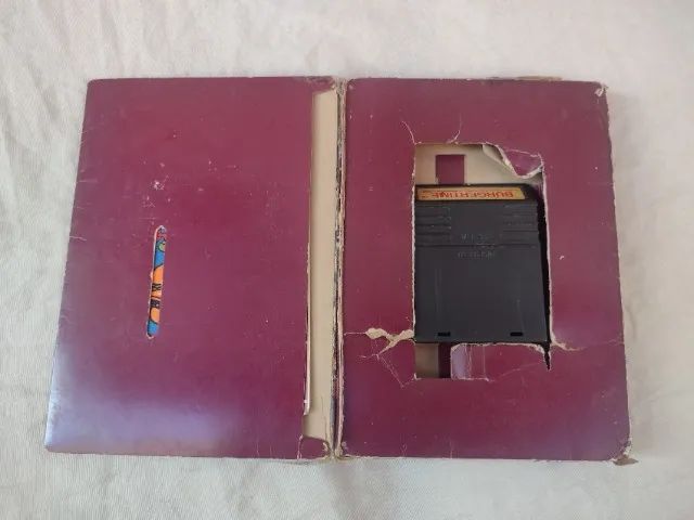 Burgertime Cartucho Original + Caixa E Manual Com Desgastes - Foto 2