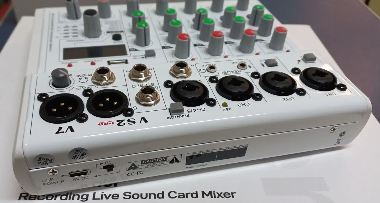 Mixer e interface de áudio VS 2 PRO G7 - Foto 3
