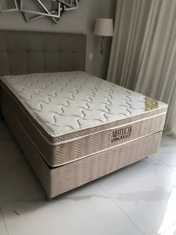 Cama de casal Ortobom Valência (novo)