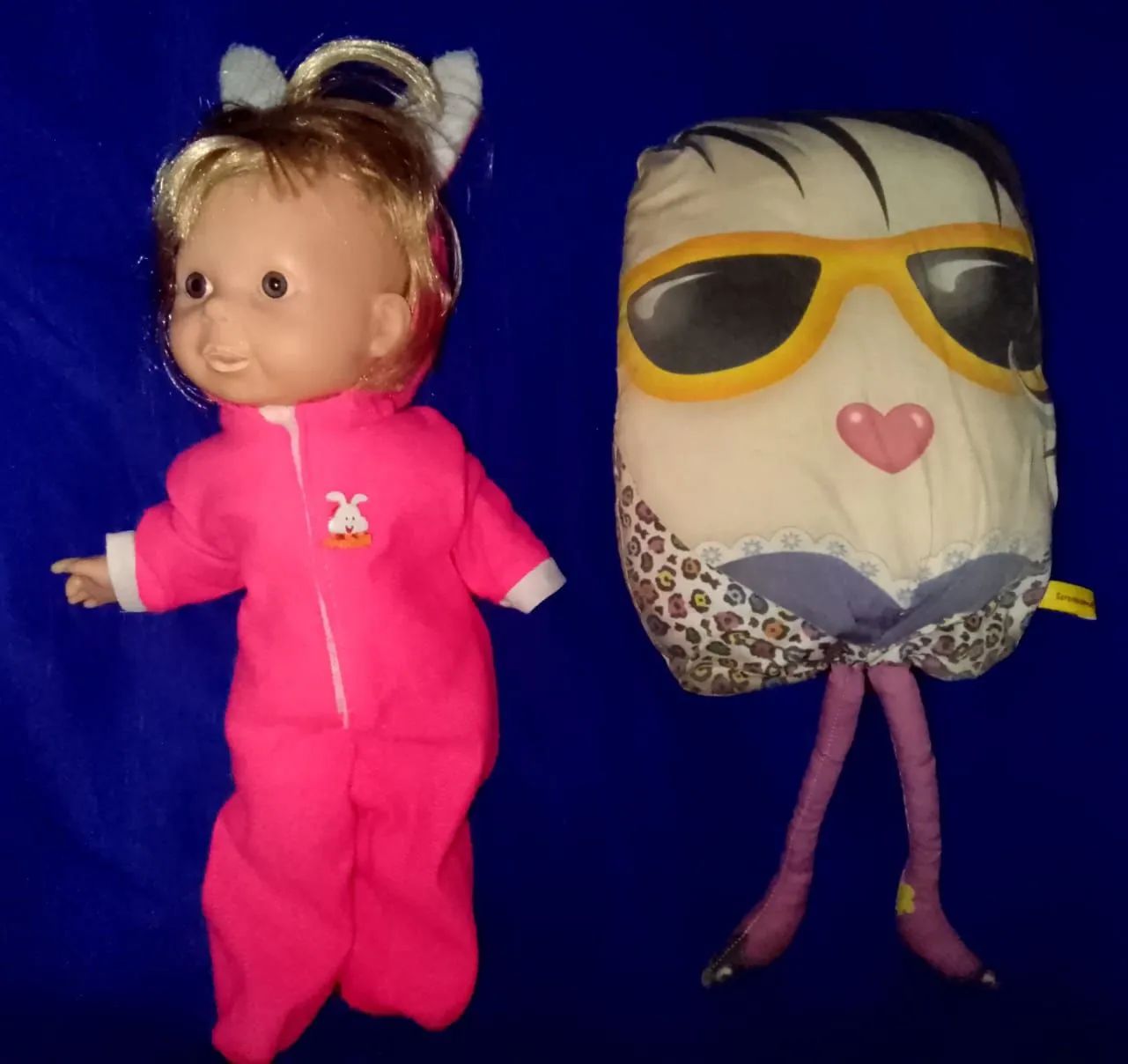 1 BONECA + 1 COELHINHO + 1 BONECA TRAVESSEIRO. - Foto 3